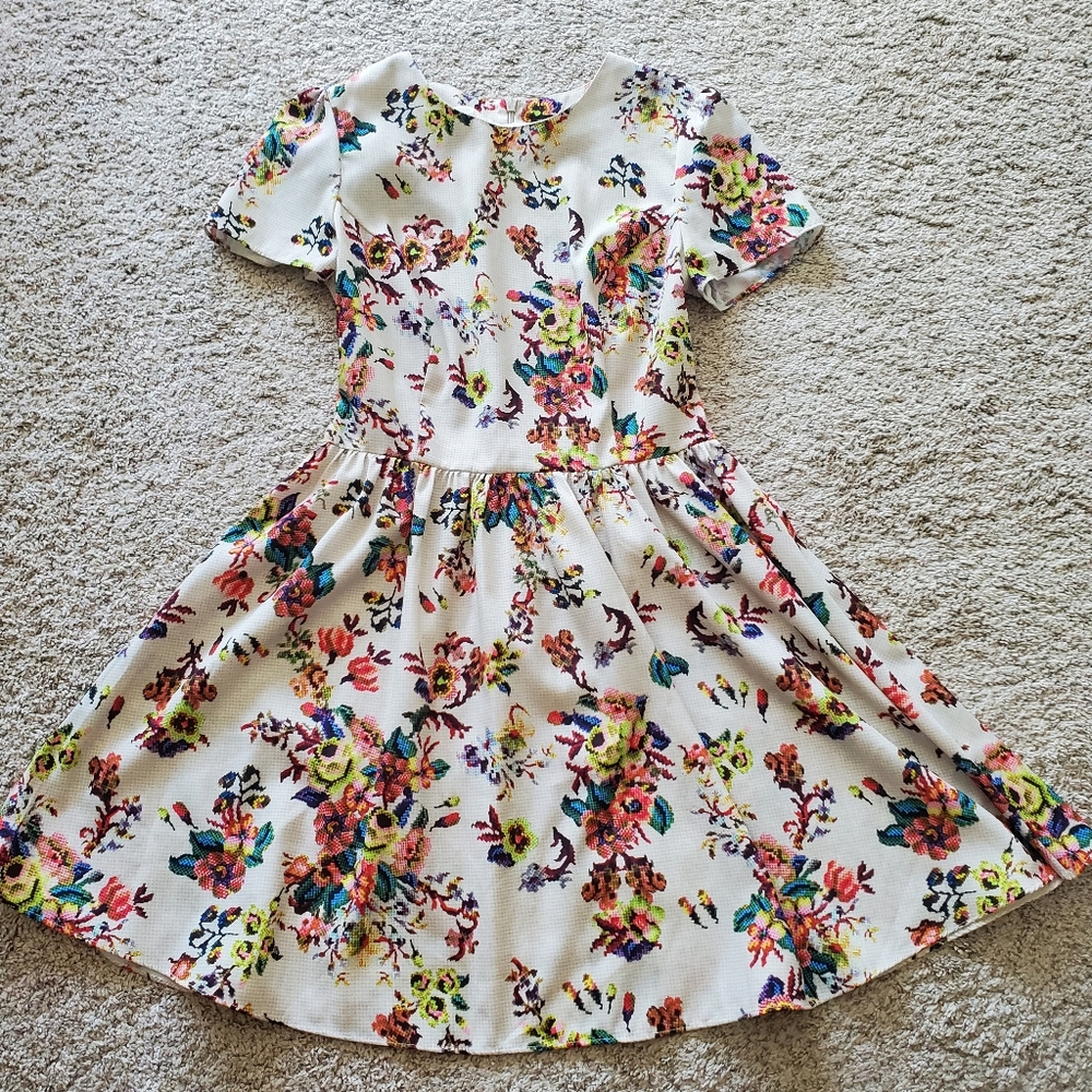 Topshop Floral Dress
